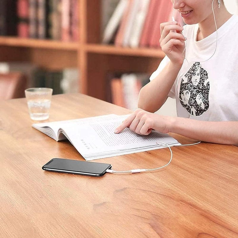 esbeecables Lightning to 3.5 mm Headphone Jack Adapter, [Apple MFi Certified] 3 Pack iPhone 3.5mm Headphones/Earphones Aux Audio Dongle Adapter Compatible for 14 13 12 11 XS XR X 8 7, Support All iOS - Image 2